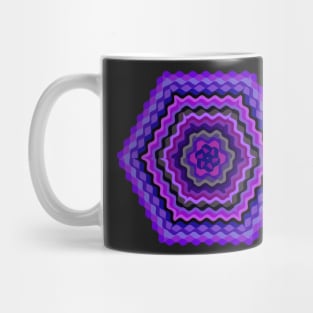 Ethno Violet pattern design Mug